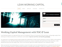 Tablet Screenshot of leanworkingcapital.com